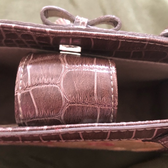 Tapestry purse with faux leather by Liz Claiborne - Picture 11 of 11